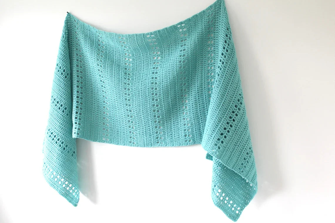Orla Filet Crochet Shawl Pattern