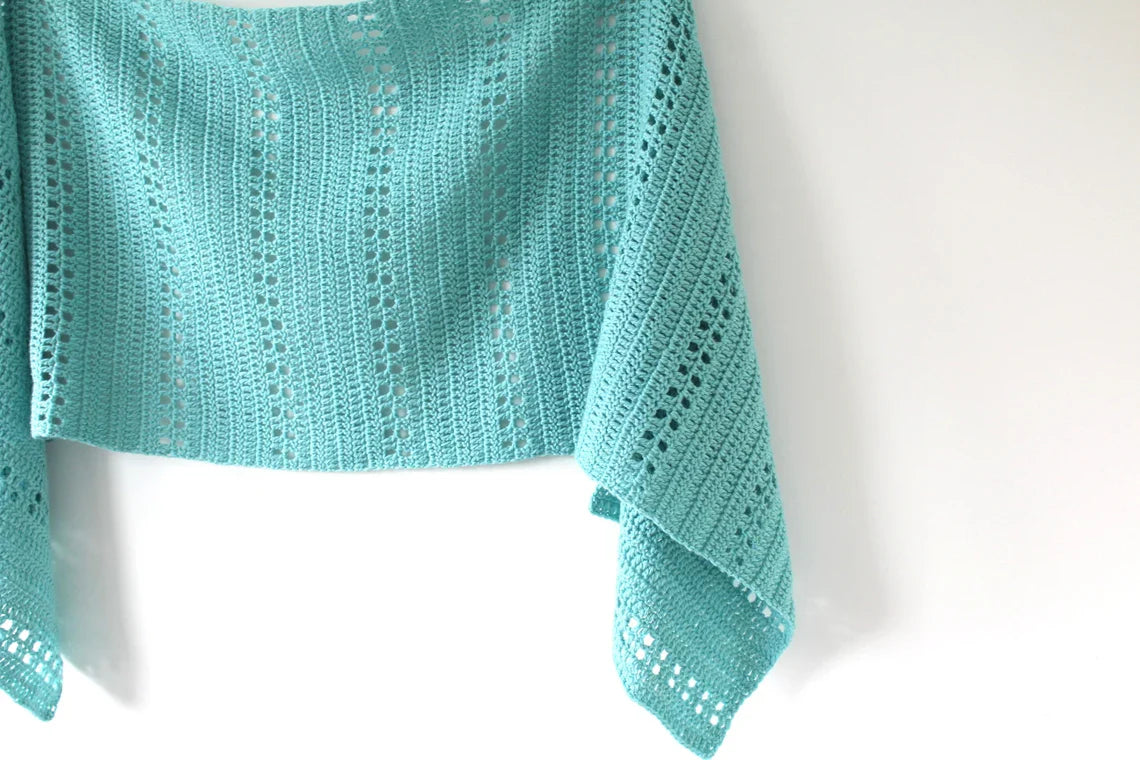 Orla Filet Crochet Shawl Pattern