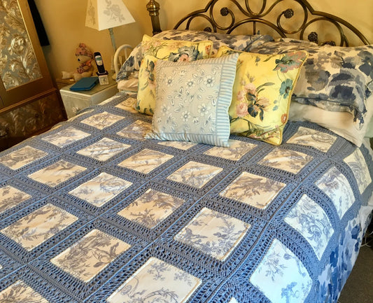 Patchwork Quilt Fusion Crochet Pattern