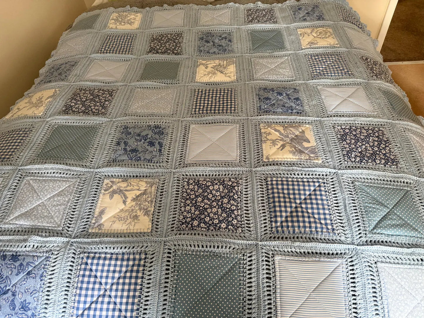 Patchwork Quilt Fusion Crochet Pattern