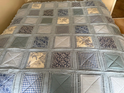 Patchwork Quilt Fusion Crochet Pattern