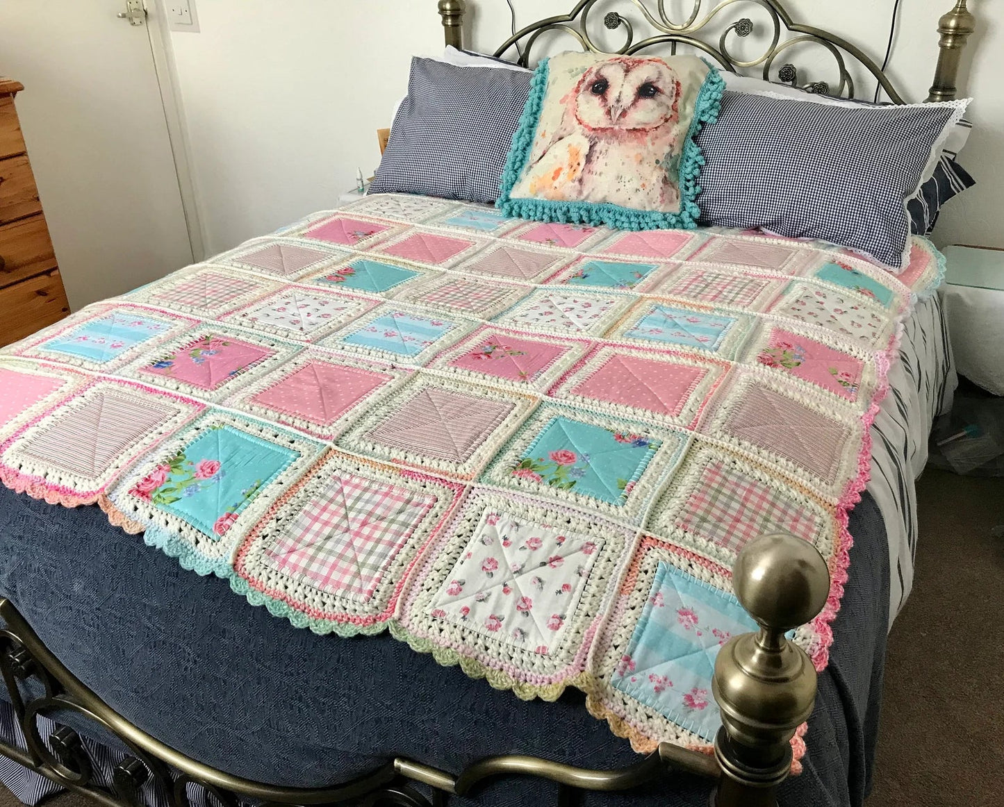 Patchwork Quilt Fusion Crochet Pattern