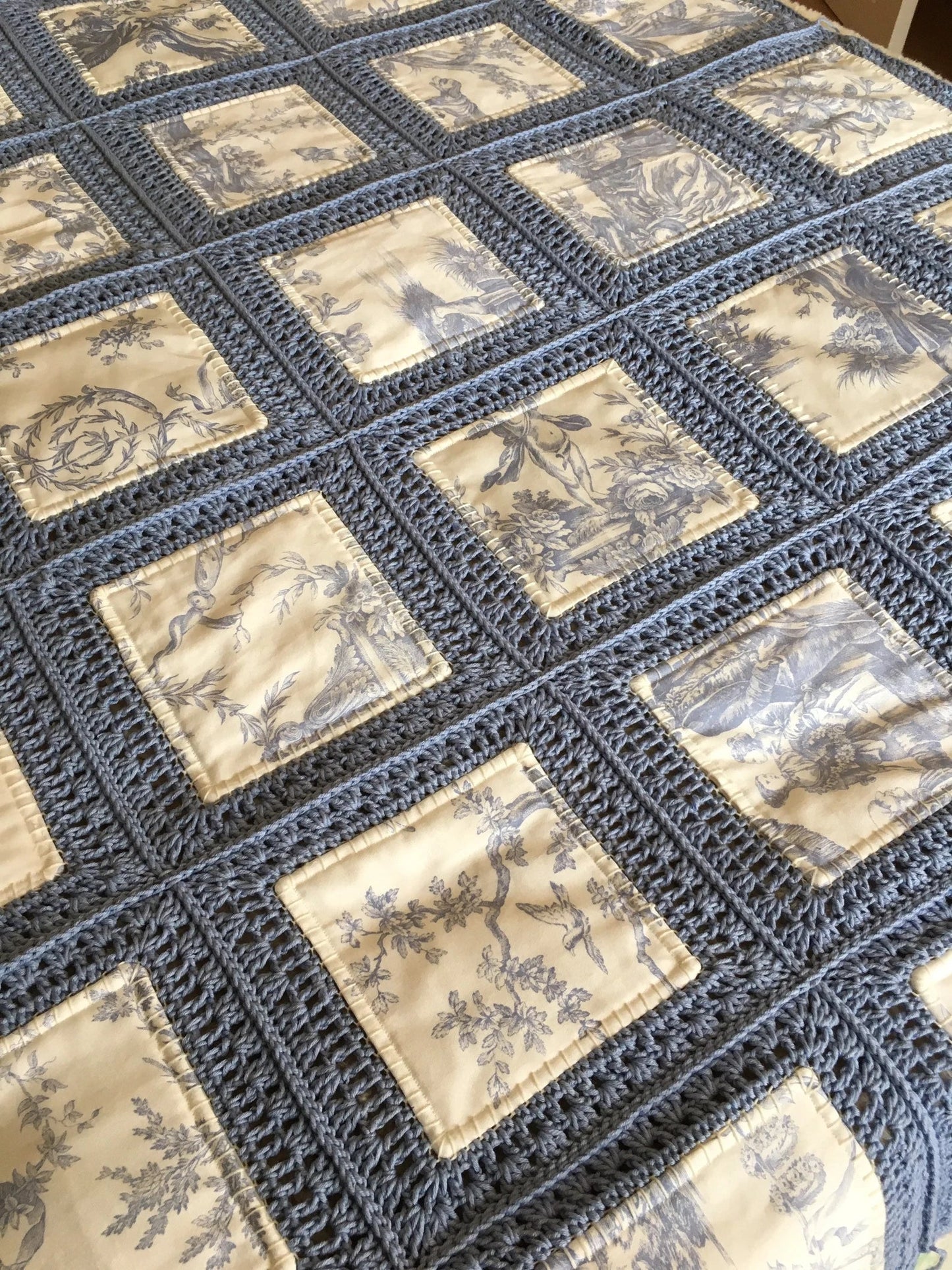 Patchwork Quilt Fusion Crochet Pattern