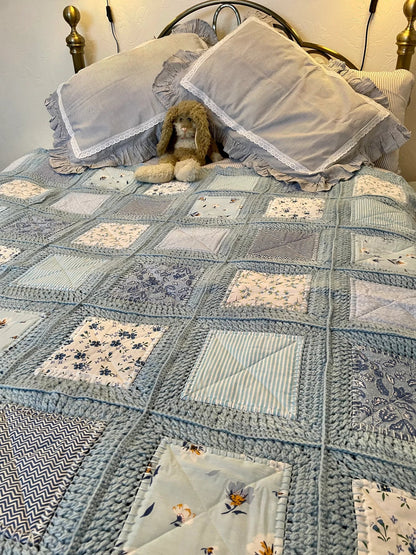 Patchwork Quilt Fusion Crochet Pattern