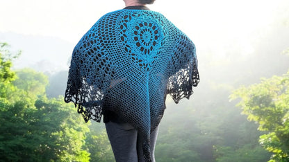 Raven Bird Shawl Pattern