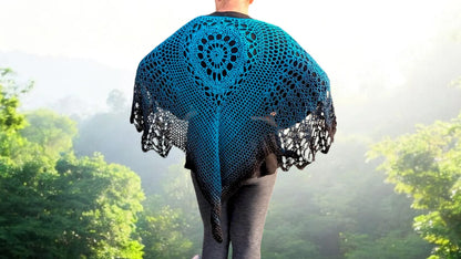 Raven Bird Shawl Pattern