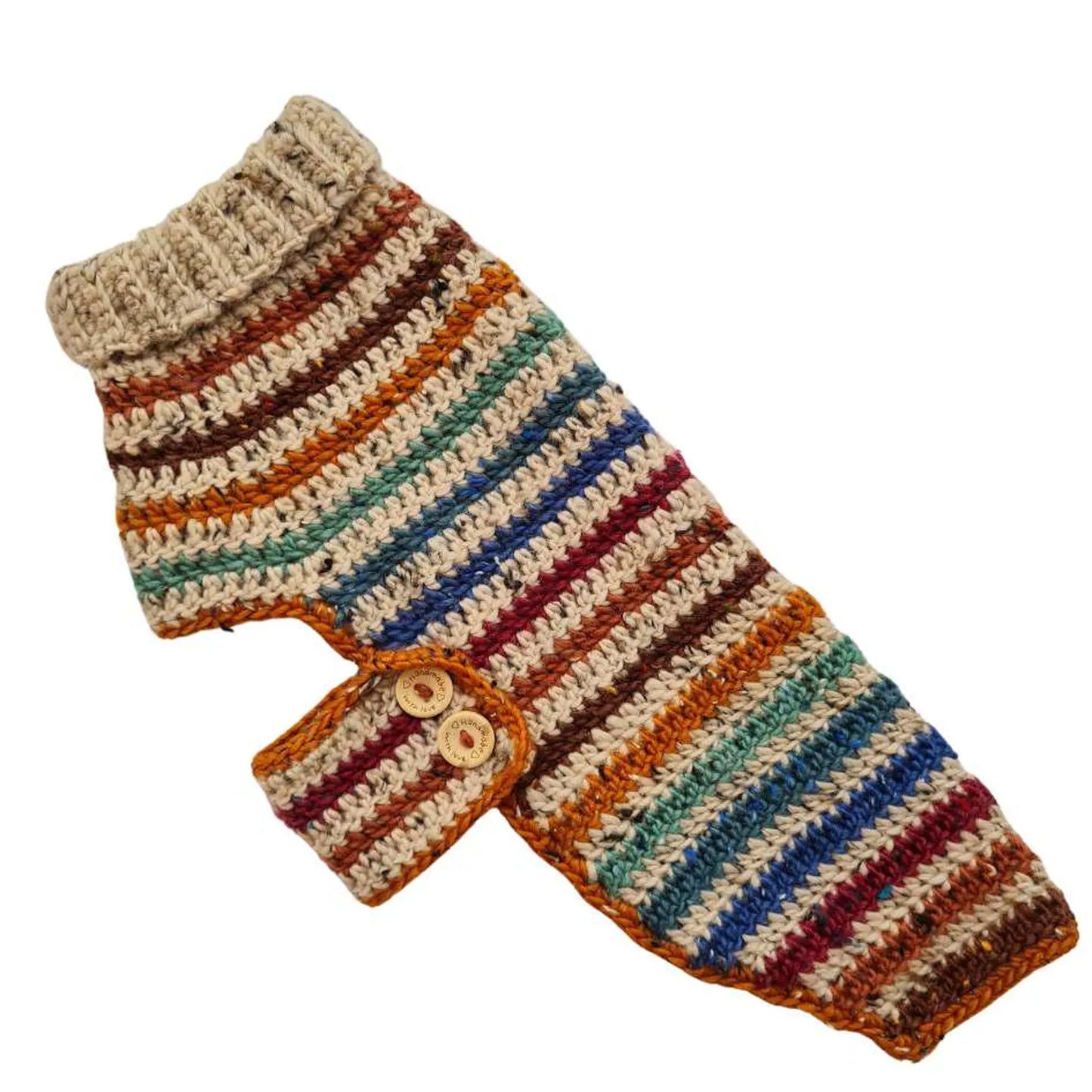 Striped Dog Sweater Crochet Pattern
