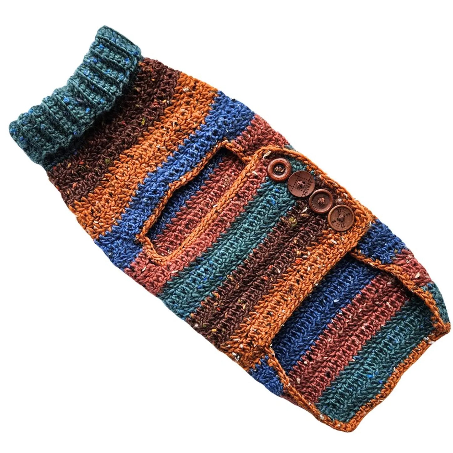Striped Dog Sweater Crochet Pattern