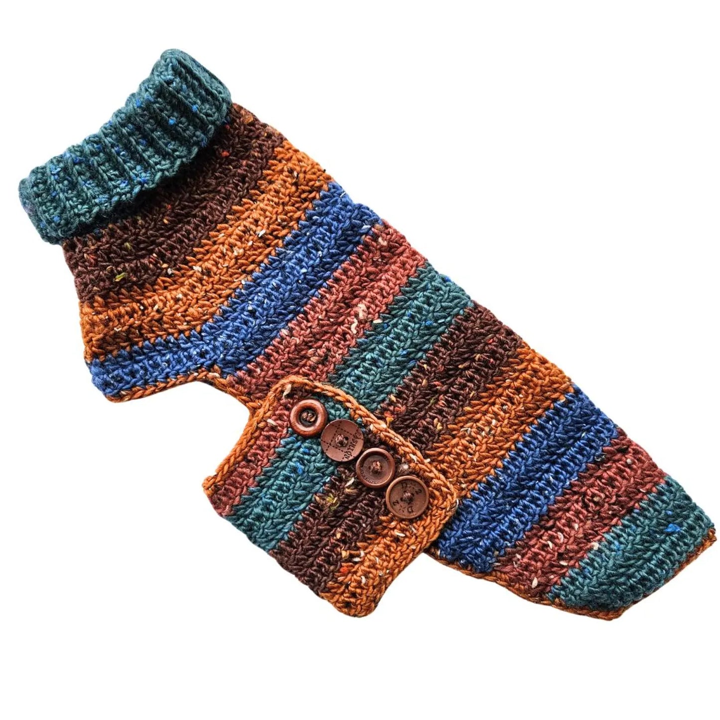 Striped Dog Sweater Crochet Pattern