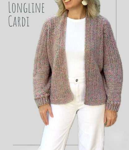 Longline Cardigan Pattern