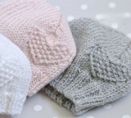 Baby Hat PREEMIE and NEWBORN Knitting Pattern