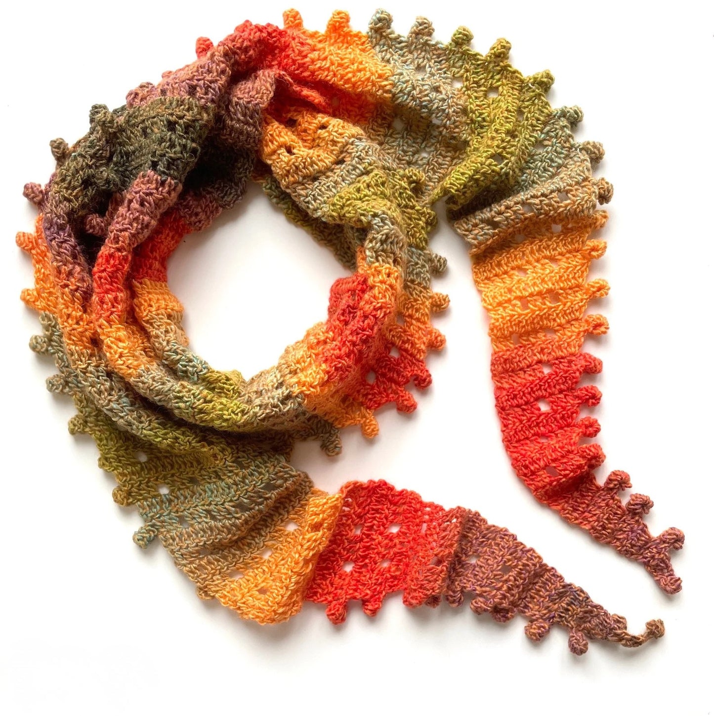 Sun Scarf Crochet Pattern