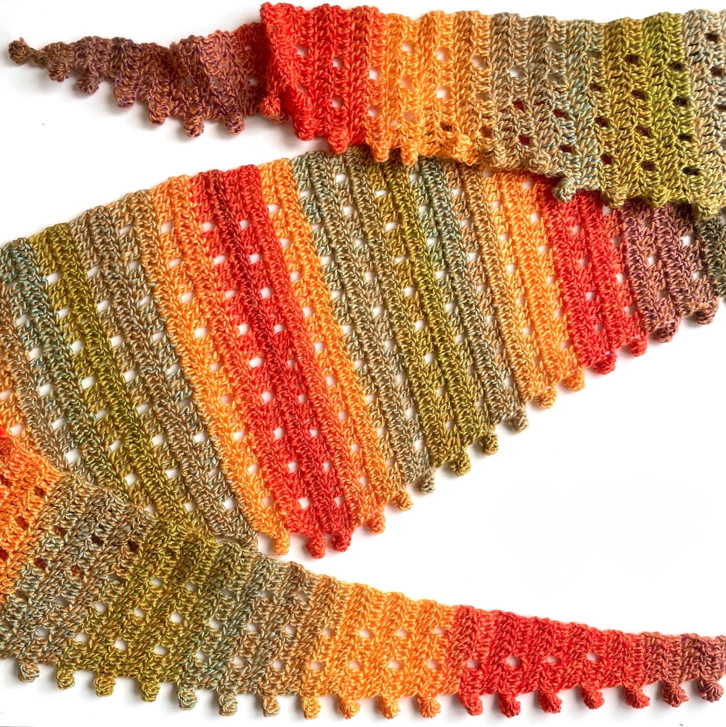 Sun Scarf Crochet Pattern