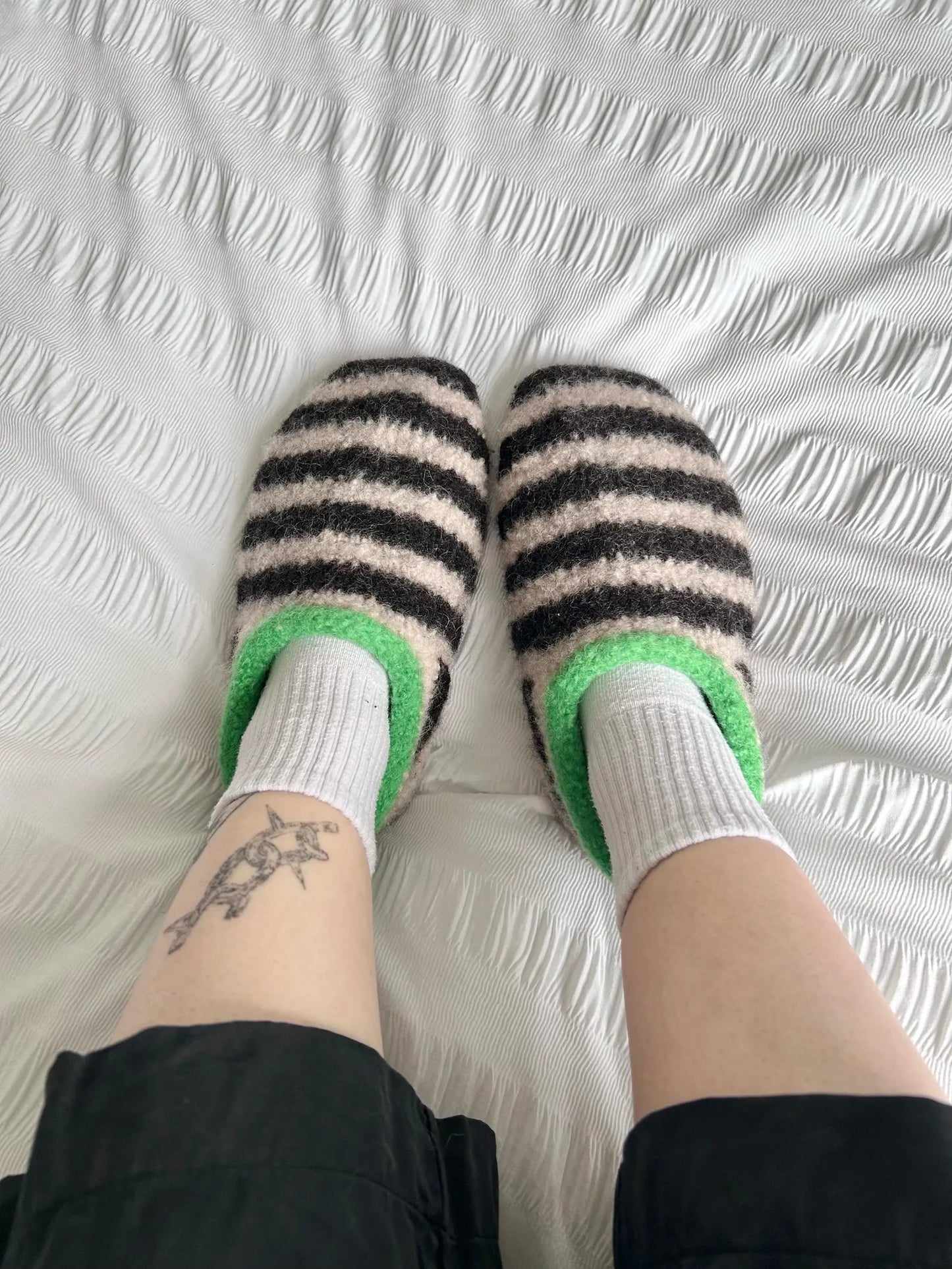 Sailor Slippers Knitting Pattern