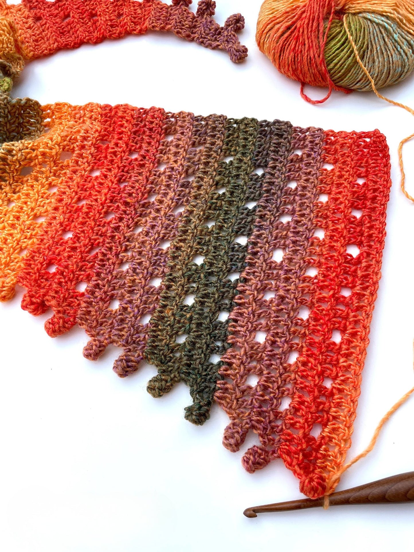 Sun Scarf Crochet Pattern