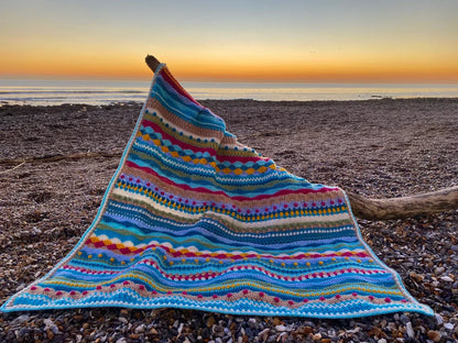 Seaside Celebration Blanket Crochet Pattern