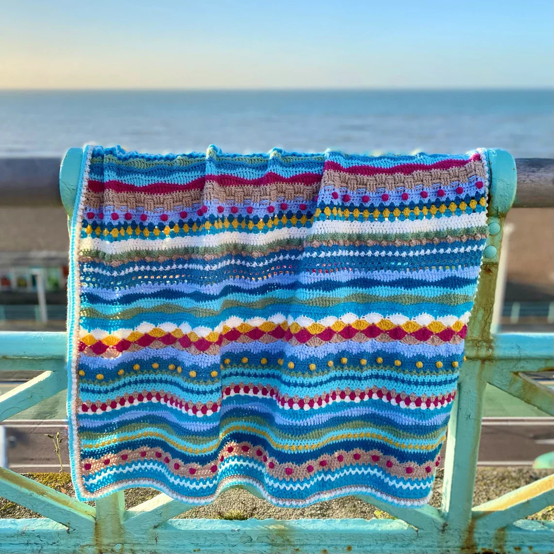 Seaside Celebration Blanket Crochet Pattern