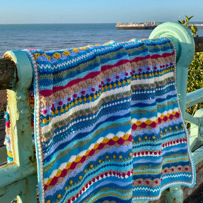 Seaside Celebration Blanket Crochet Pattern