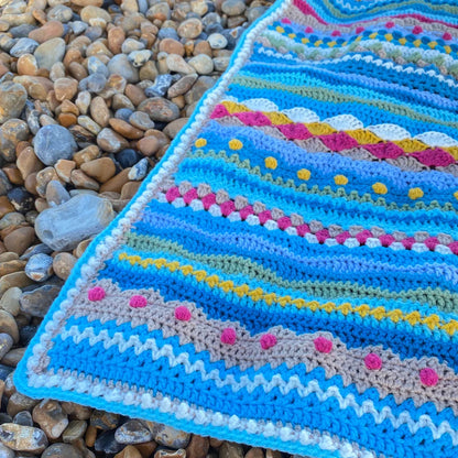 Seaside Celebration Blanket Crochet Pattern