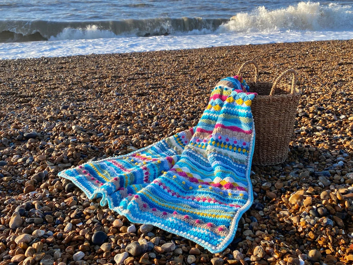 Seaside Celebration Blanket Crochet Pattern