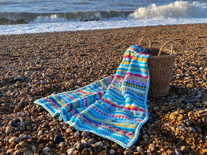 Seaside Celebration Blanket Crochet Pattern