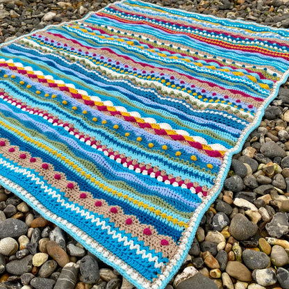 Seaside Celebration Blanket Crochet Pattern