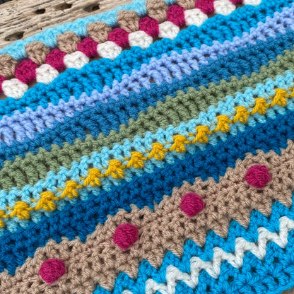 Seaside Celebration Blanket Crochet Pattern