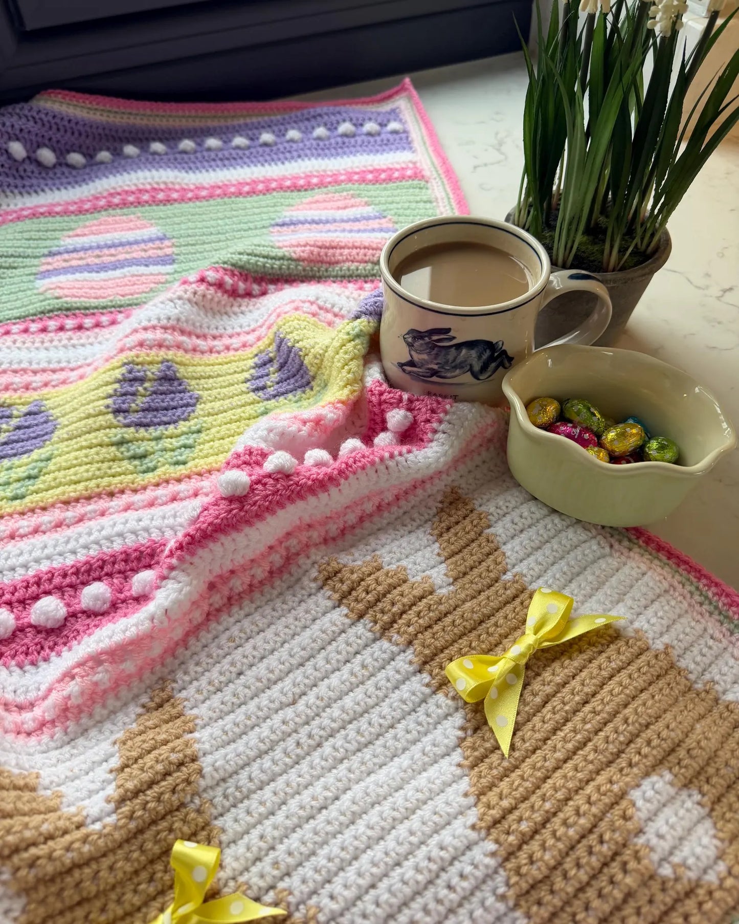 Easter Moments Blanket Crochet Pattern
