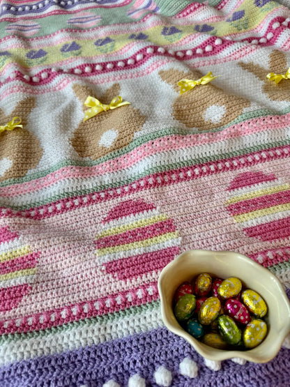 Easter Moments Blanket Crochet Pattern