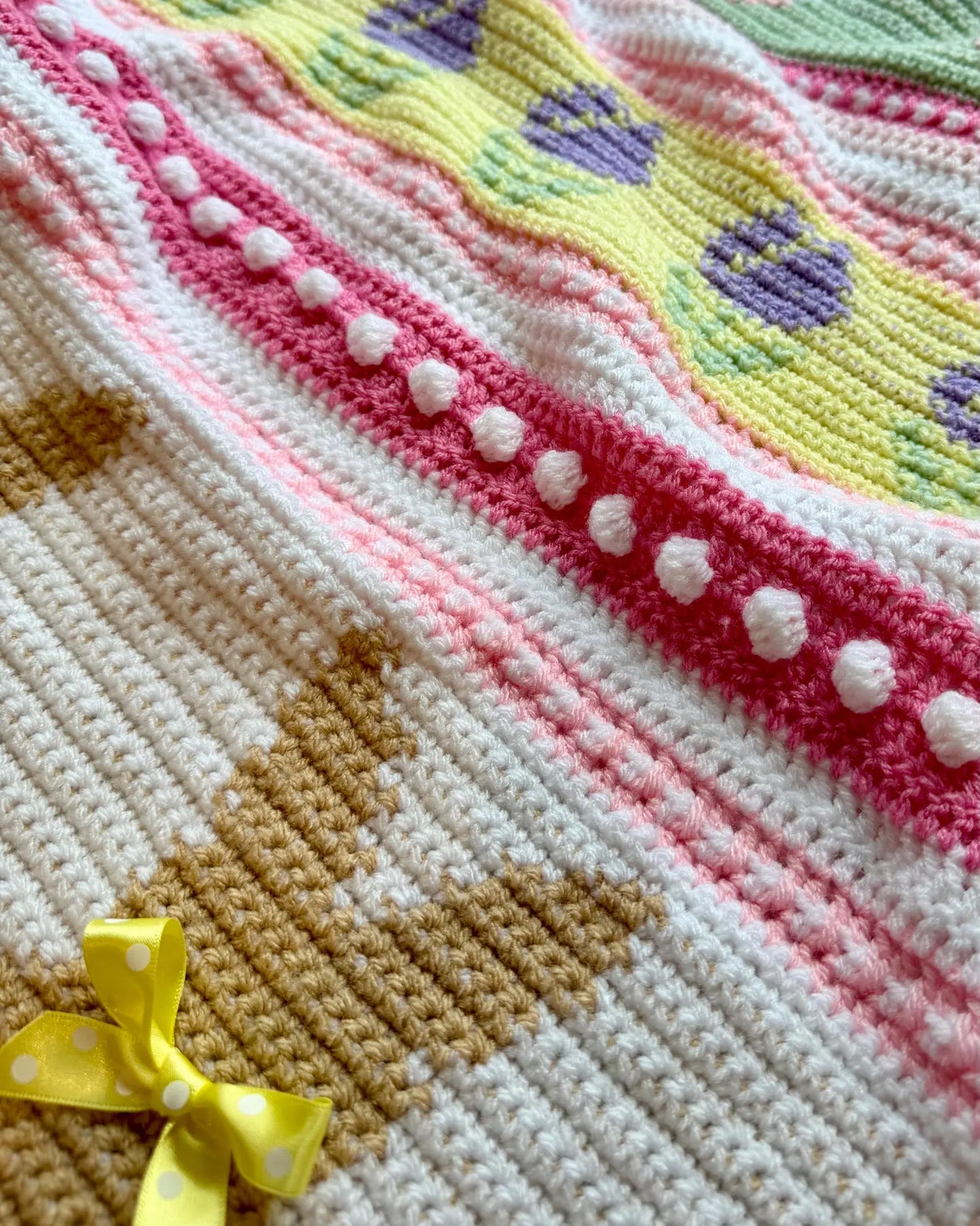 Easter Moments Blanket Crochet Pattern
