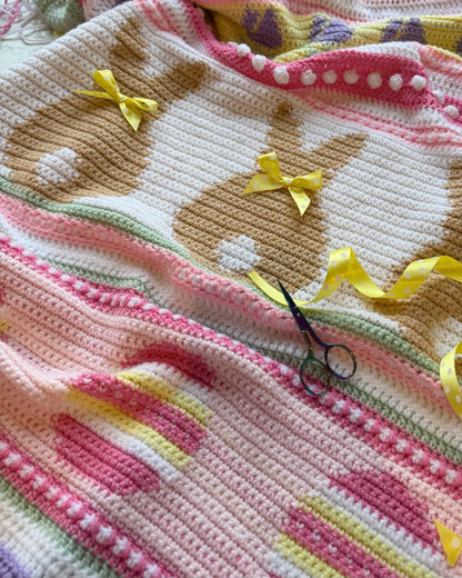 Easter Moments Blanket Crochet Pattern