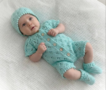 Snowdrop Romper Knitting Pattern