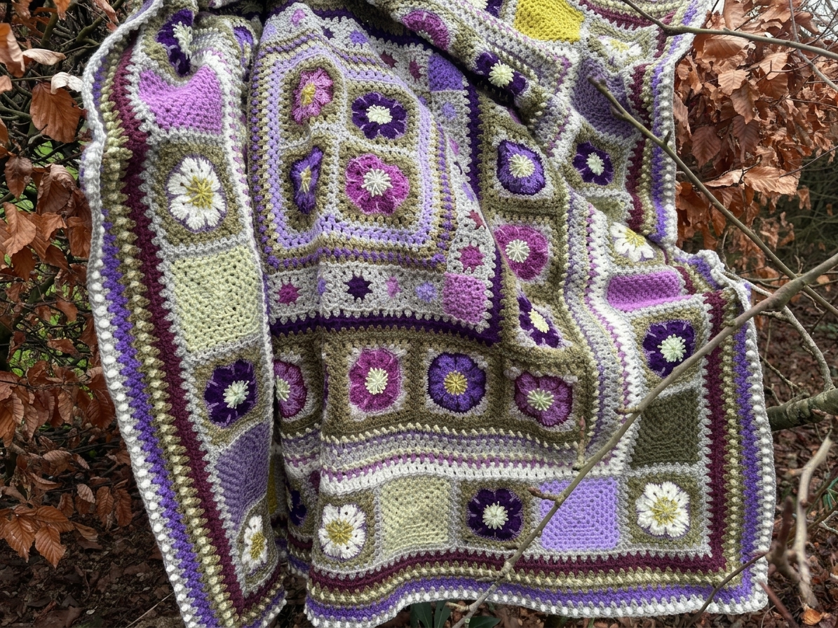 The Hellebores Blanket Crochet Pattern