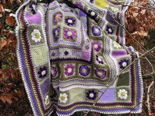 The Hellebores Blanket Crochet Pattern