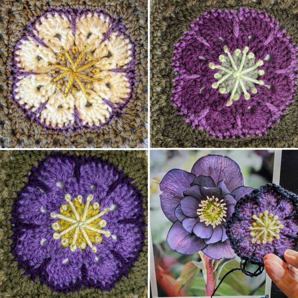 The Hellebores Blanket Crochet Pattern
