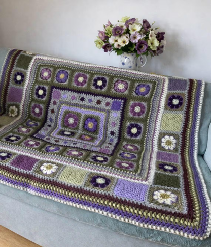 The Hellebores Blanket Crochet Pattern