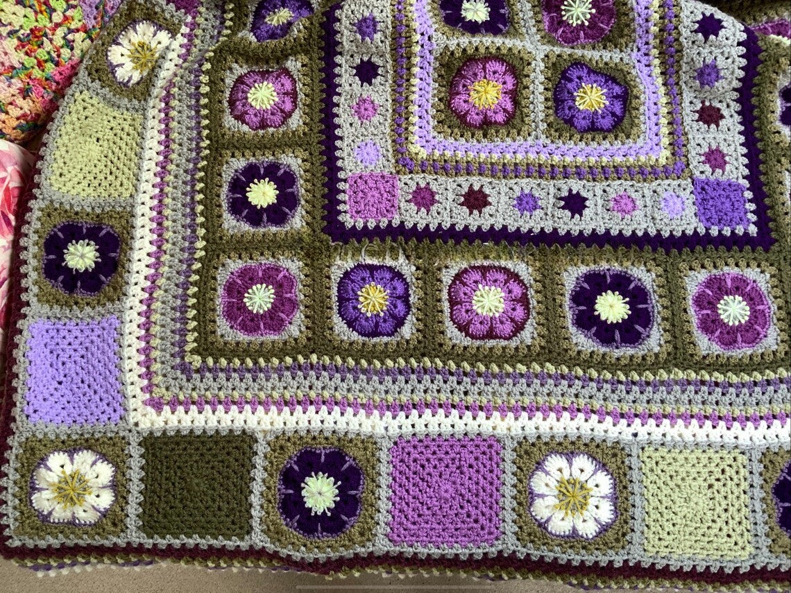 The Hellebores Blanket Crochet Pattern
