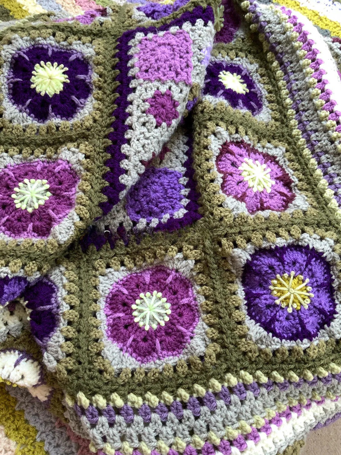 The Hellebores Blanket Crochet Pattern