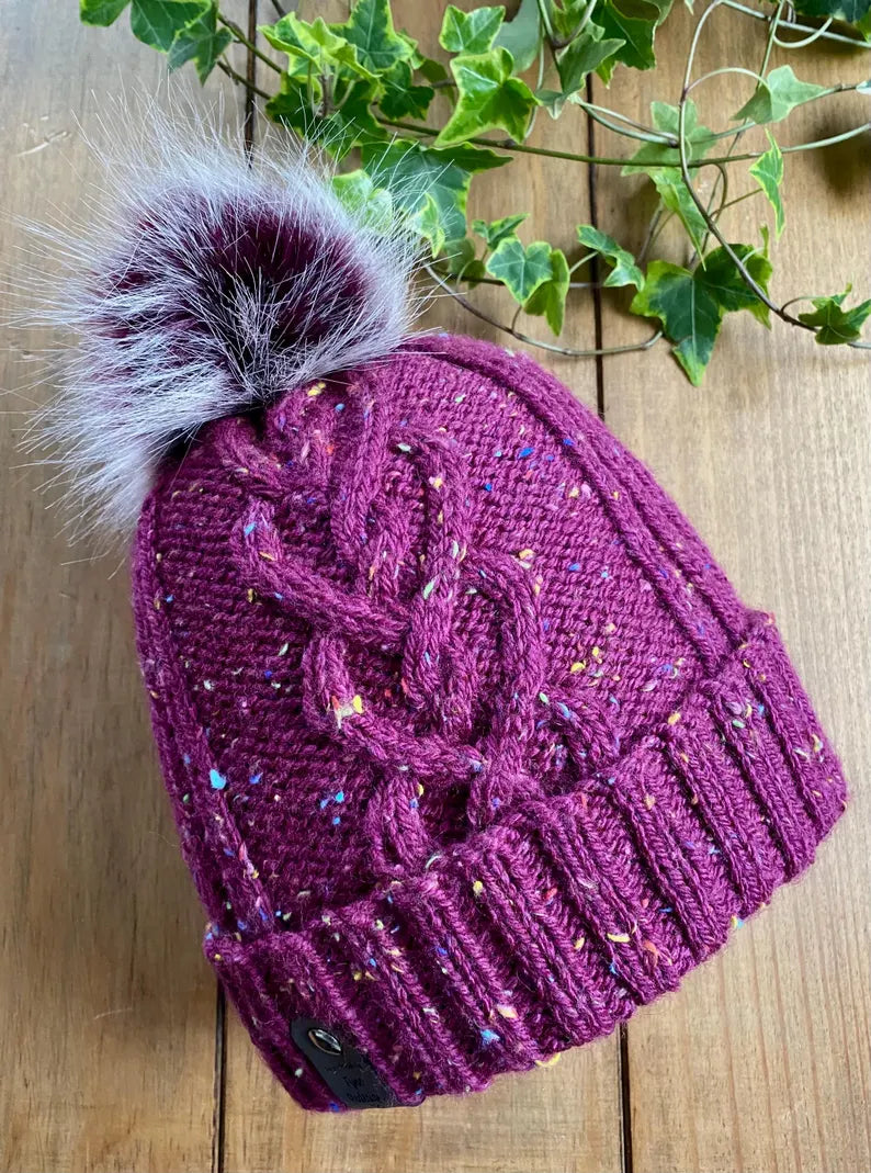 Valentine Hat Knitting Pattern