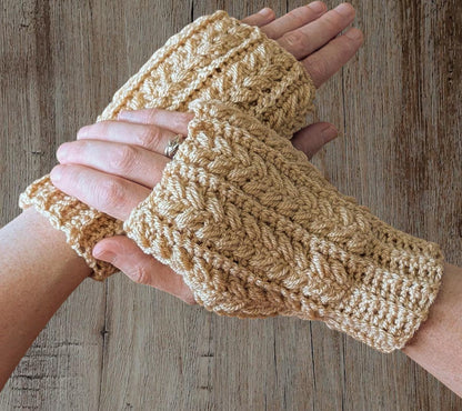 Wrist Hand Warmers Crochet Pattern