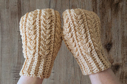 Wrist Hand Warmers Crochet Pattern
