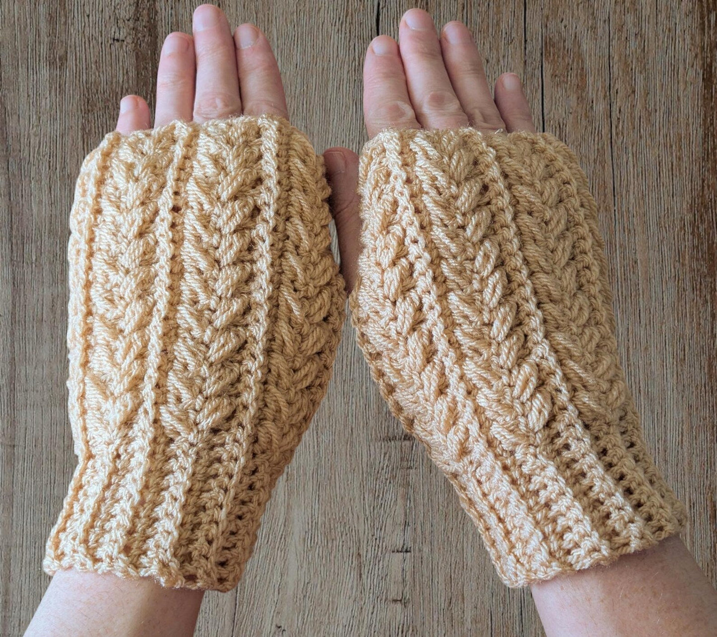 Wrist Hand Warmers Crochet Pattern