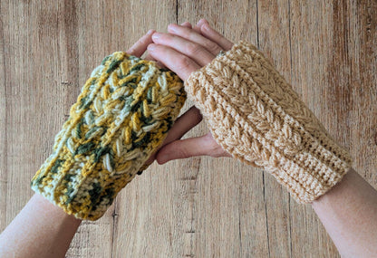 Wrist Hand Warmers Crochet Pattern