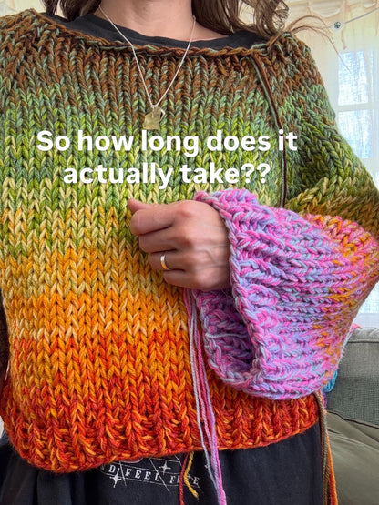 Weekend Sweater Knitting Pattern