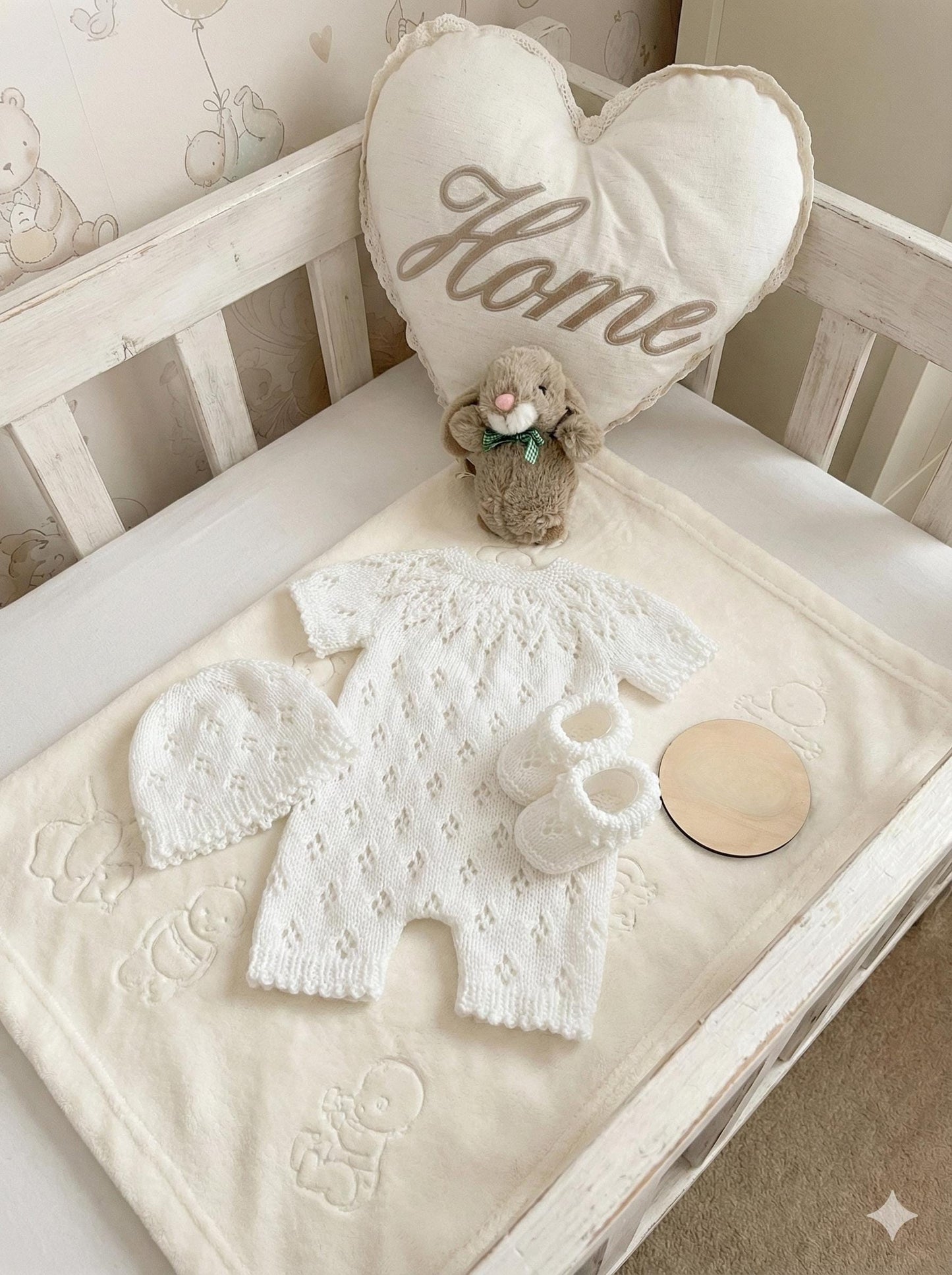 Snowdrop Romper Knitting Pattern