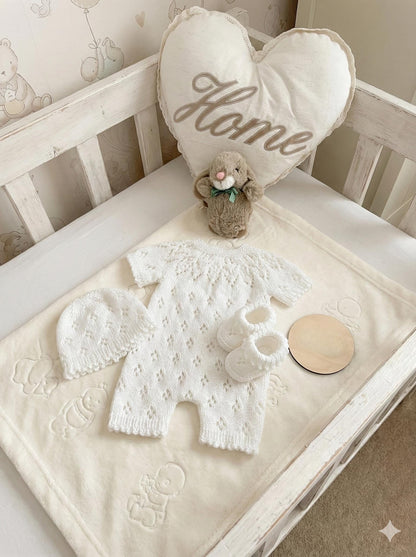 Snowdrop Romper Knitting Pattern