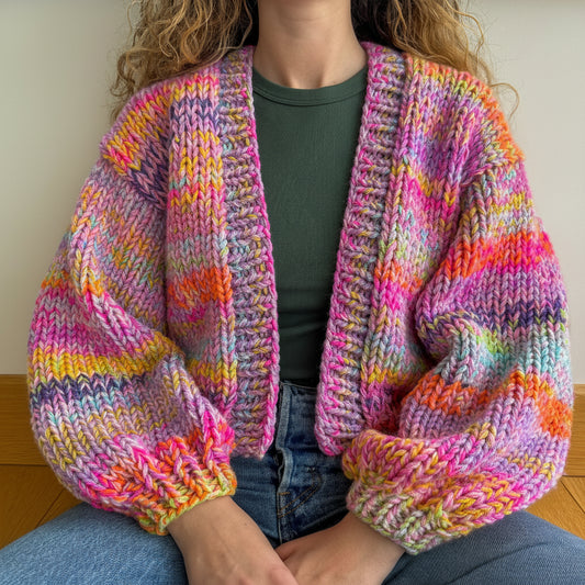 Monster Cardigan Knitting Pattern