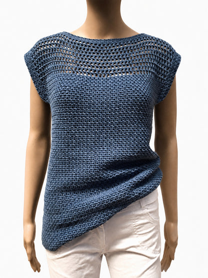 Aviva Mesh Summer Top Crochet Pattern