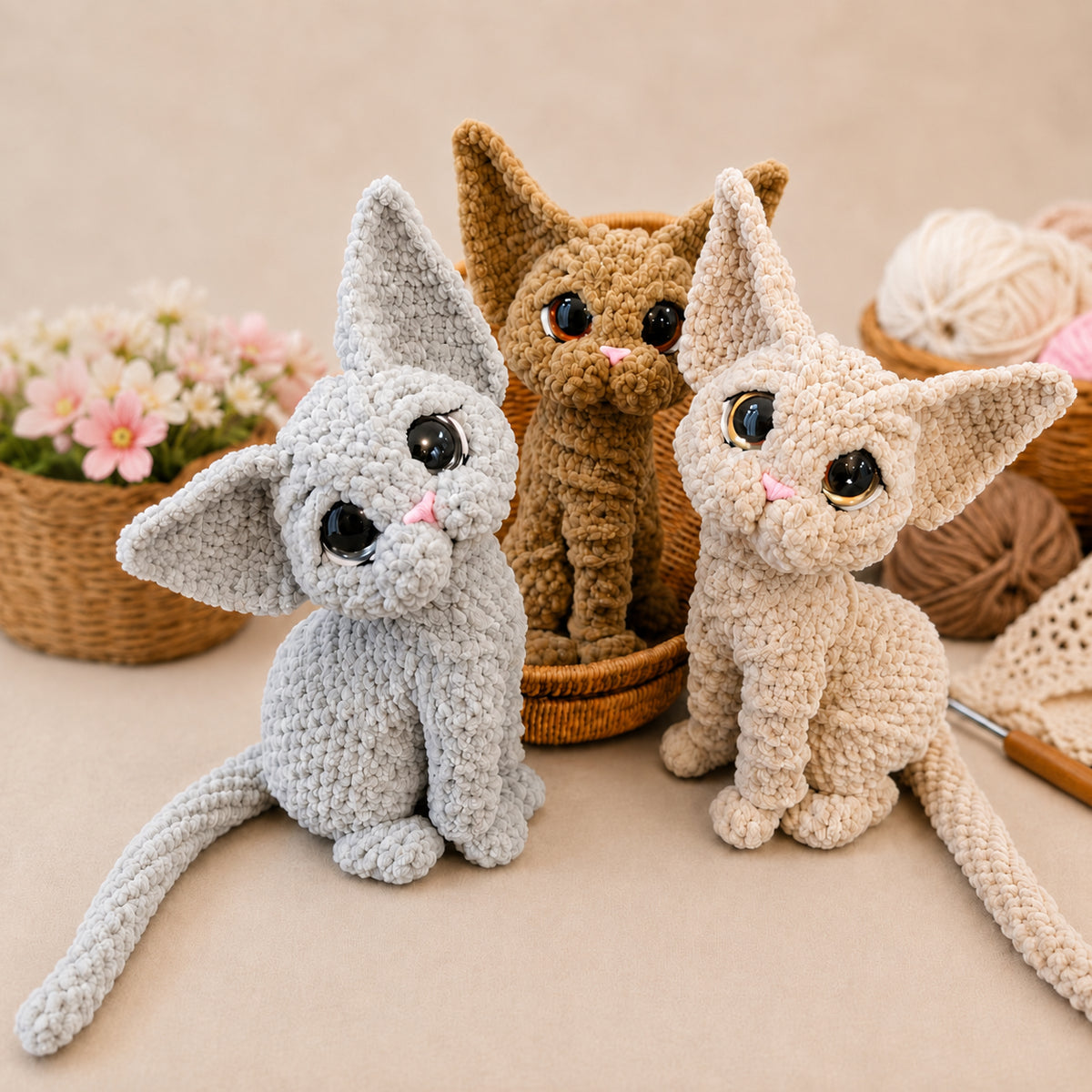 Sphynx Cat Crochet Pattern