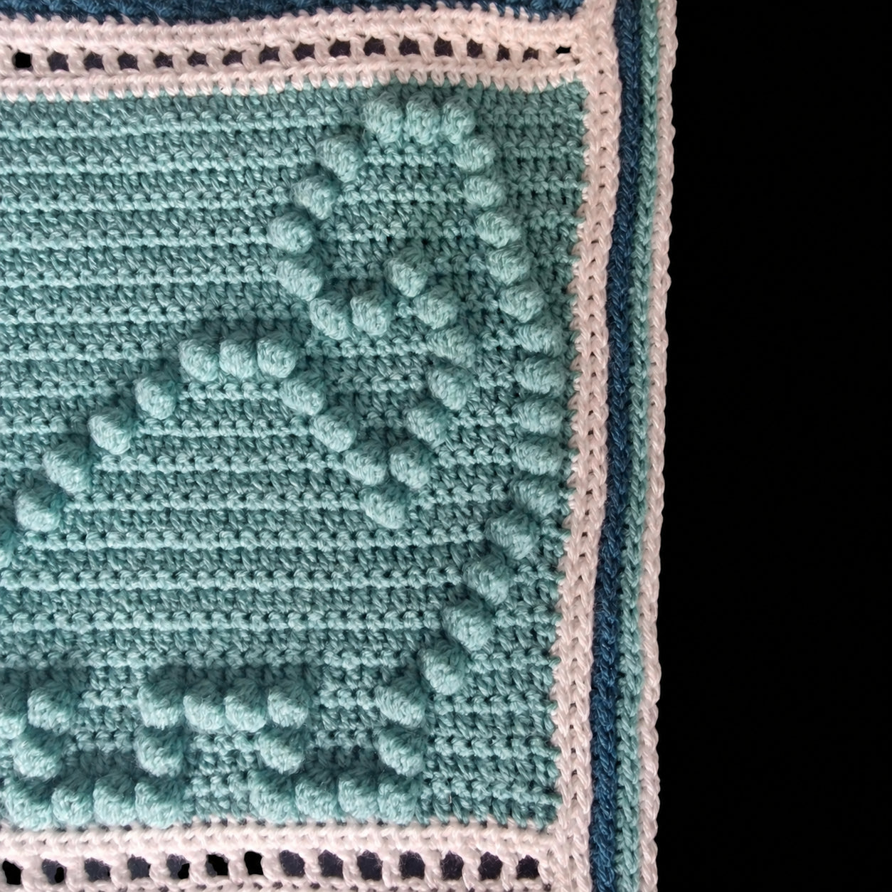 Dinosaur Bobble Blanket Crochet Pattern